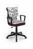 Laste töötool Entelo Norm Storia 32, 61 x 61 x 99 cm, must/roosa/violetne