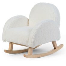 Laste kiiktool Childhome Supama Teddy, off white, valge