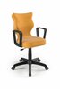 Laste tool Entelo Norm Velvet, 61 x 61 x 99 cm, must/kollane