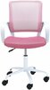 Laste töötool Akord Furniture Factory OCFD-6/W-P, 47 x 46 x 81-93 cm, valge/roosa