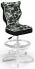 Laste ergonoomiline töötool Entelo Petit White ST33 jalatoega, 37 x 35 x 95 cm, hall/must