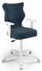 Laste tool Entelo Duo Velvet, 40 x 40 x 86 - 99 cm, sinine/valge/tumesinine