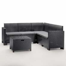 Aiamööbli komplekt Bica Nebraska Corner, 5-kohaline, hall