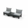 Aiamööbli komplekt Keter Elements Balcony Set, hall/helehall, 2-le