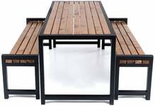 Aiamööbli komplekt DM Grill, 4-kohaline, pruun