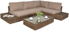 Aiamööbli komplekt Focus Garden Verona Basic, pruun, 1-4 kohta