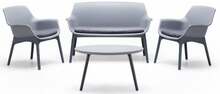 Aiamööbli komplekt Bica Luxor Lounge Set, 16907794, 4-kohaline, helehall