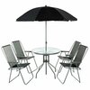 Aiamööbli komplekt PATIO Madura, 4-kohaline, hall/antratsiit