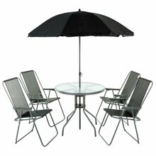 Aiamööbli komplekt PATIO Madura, 4-kohaline, hall/antratsiit