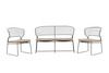 Aiamööbli komplekt Venture Design Milano, 66x76x59 cm, must