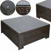 Modulaarne aiamööbli komplekt Springos GF0062, laud, tugitool, diivan, 4 moodulit, pruun-kreem