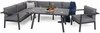 Aiamööbli komplekt Home & Garden Miami, 6-kohaline, hall/tumehall