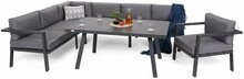 Aiamööbli komplekt Home & Garden Miami, 6-kohaline, hall/tumehall