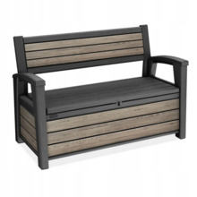 Hoiupink Keter Deco Garden Bench, 29213853, 227 l, tuhkhall