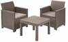 Aiamööbli komplekt Keter Emma Balcony Set, Classic, 29209482587, laud, beež