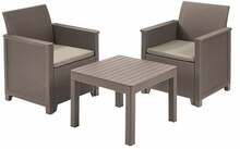 Aiamööbli komplekt Keter Emma Balcony Set, Classic, 29209482587, laud, beež