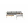 Aiamööbli komplekt Venture Design Nettan, 232.5x232.5 cm, valge