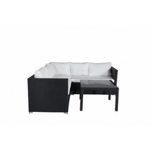 Aiamööbli komplekt Venture Home Kuba, 180x180 cm, must