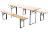 Piknikukomplekt Homega, 200 cm, 3-osaline, pruun