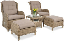 Aiamööbli komplekt Focus Garden Sienna Duo Premium, 2-kohaline, pruun
