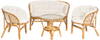 Aiamööbli komplekt Home & Garden Bahama, 4-kohaline, valge/pruun