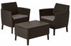 Aiamööbli komplekt Keter Salemo Balcony Set, 2-kohaline, pruun
