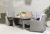 Aiamööbli komplekt Venture Design Brentwood, laud 72x145x85 cm, tool 73x89x75 cm, diivan 73x89x186 cm, hall
