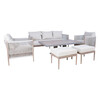 Aiamööblikomplekt Home4you Medina, 6-osaline, beež