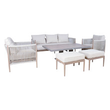 Aiamööblikomplekt Home4you Medina, 6-osaline, beež