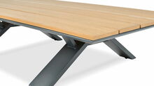 Aiamööbli komplekt Focus Garden Sorrento Wood, 5-kohaline, hall/grafiit/puit
