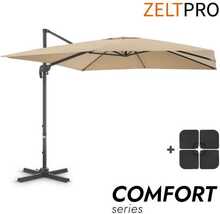Päikesevari Zeltpro Comfort alusega, taupe