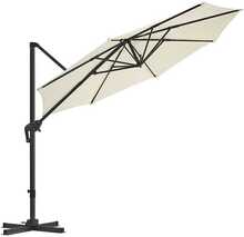 Liiklusfoori vihmavari SONGMICS, 300 cm, beež