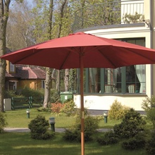 Päikesevari Patio Poly, 3 m, punane