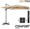 Päikesevari Zeltpro Comfort koos aluse ja kattega, taupe