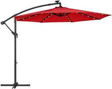 Päikesevari SONGMICS LED päikesepaneeliga, 300x245 cm, punane