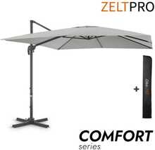 Päikesevari Zeltpro Comfort koos kattega, light grey