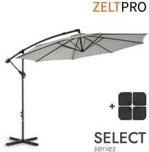 Päikesevari Zeltpro Select koos alusega, light grey