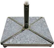 Päikesevarju aluse kivid Home4you, 4 tk, 34 kg, graniit