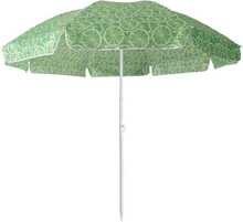 Aia päikesevari PATIO Poly, 240 cm, valge/roheline