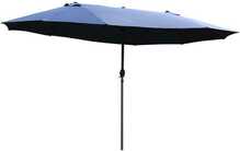 Topelt aiapäevavari Outsunny, ovaalne, 460 x 270 x 240 cm, sinine