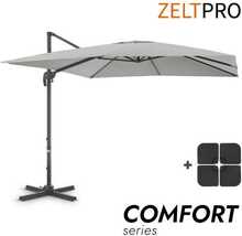 Päikesevari Zeltpro Comfort koos alusega, light grey