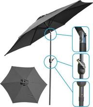 Aia päikesevari Saska Garden, 300 cm, must