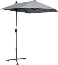 Poolümar päikesevari Outsunny, 2 x 2 m, hall