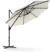 Päikesevari Songmics, 300 cm, kreemjas valge