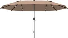 Topelt päikesevari Outsunny, 440 x 260 cm, khaki