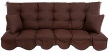 Kiigepatjade komplekt Patio Bora H047-04PB, 170 x 100 cm, pruun