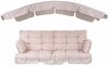 Patjade komplekt kiigele Patio Ravenna B006-05LB, 175 x 108 cm, roosa/beež