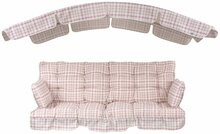Patjade komplekt kiigele Patio Ravenna B006-05LB, 175 x 108 cm, roosa/beež