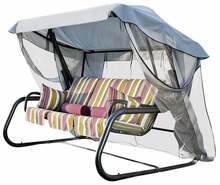 Aiamõõbel Patio Venezia C026-08LB, 212x143x173 cm, kollane/punane
