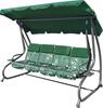 Aiamõõbel Ramiz Huge Garden Swing Seat Braid 2x1, rohelised liblikad